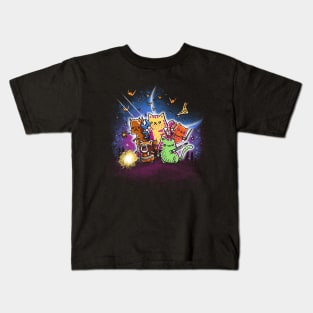 Pawdians-Of-The-Galaxy Kids T-Shirt